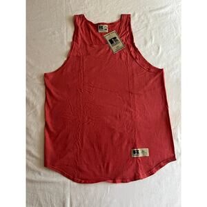 VTG Nautica Burgundy with Pocket T Shirt Size L NWT